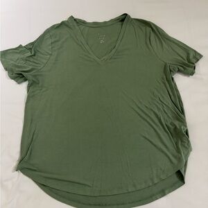 A New Day Women's V-Neck Green Top